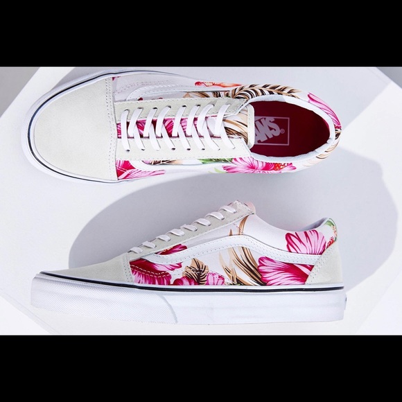 vans old skool hawaiian floral